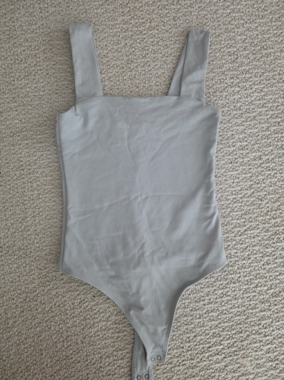 Abercrombie Green Squareneck Bodysuit XS